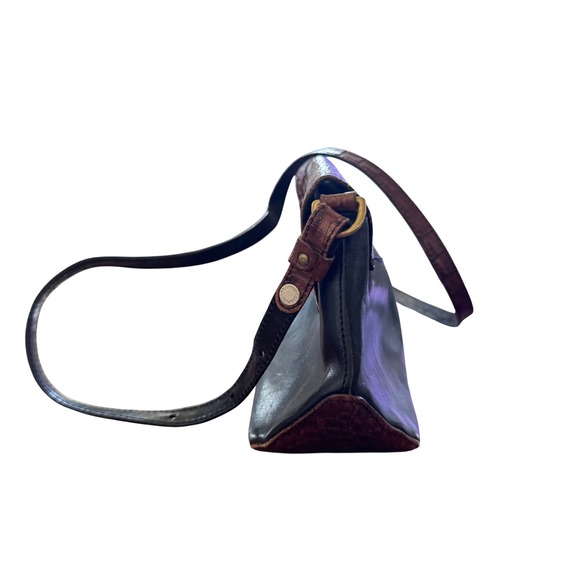 Vintage Brahmin Daria Crossbody Baguette Y2K preloved ‎ 10x6x3.5" no hang tag - Picture 9 of 15